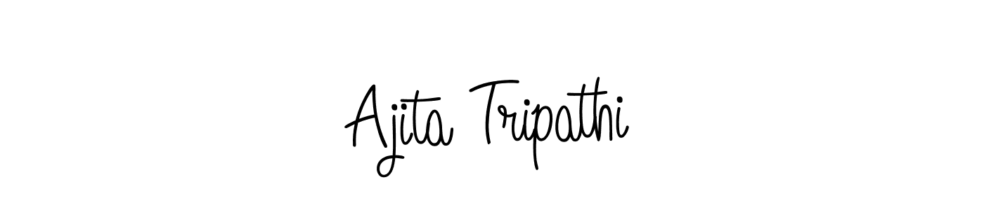 Angelique-Rose-font-FFP is a professional signature style that is perfect for those who want to add a touch of class to their signature. It is also a great choice for those who want to make their signature more unique. Get Ajita Tripathi name to fancy signature for free. Ajita Tripathi signature style 5 images and pictures png