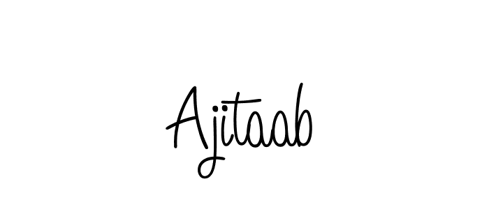 How to make Ajitaab signature? Angelique-Rose-font-FFP is a professional autograph style. Create handwritten signature for Ajitaab name. Ajitaab signature style 5 images and pictures png