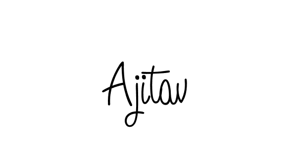 Also we have Ajitav name is the best signature style. Create professional handwritten signature collection using Angelique-Rose-font-FFP autograph style. Ajitav signature style 5 images and pictures png