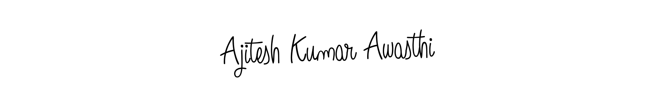 How to make Ajitesh Kumar Awasthi signature? Angelique-Rose-font-FFP is a professional autograph style. Create handwritten signature for Ajitesh Kumar Awasthi name. Ajitesh Kumar Awasthi signature style 5 images and pictures png