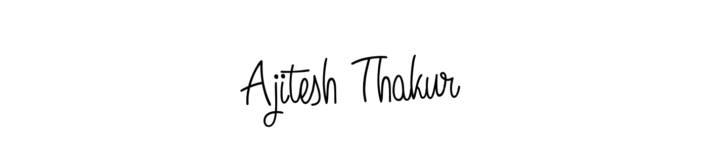 Make a beautiful signature design for name Ajitesh Thakur. Use this online signature maker to create a handwritten signature for free. Ajitesh Thakur signature style 5 images and pictures png