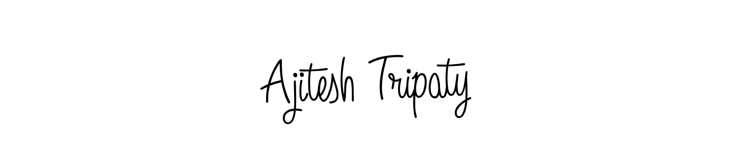 Create a beautiful signature design for name Ajitesh Tripaty. With this signature (Angelique-Rose-font-FFP) fonts, you can make a handwritten signature for free. Ajitesh Tripaty signature style 5 images and pictures png