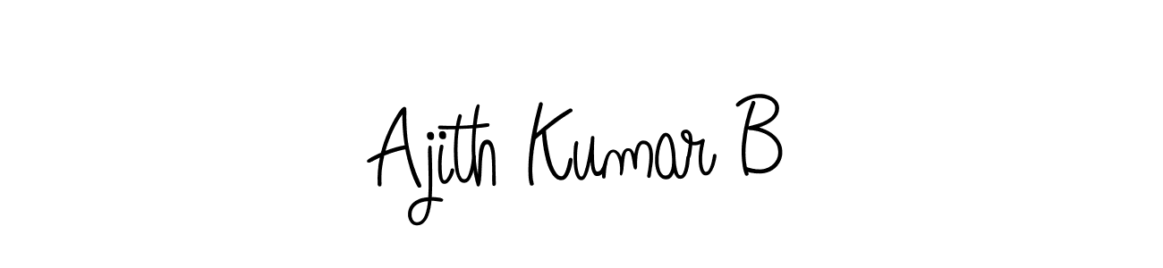 Here are the top 10 professional signature styles for the name Ajith Kumar B. These are the best autograph styles you can use for your name. Ajith Kumar B signature style 5 images and pictures png