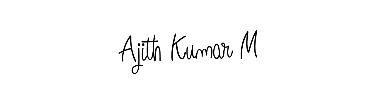 Here are the top 10 professional signature styles for the name Ajith Kumar M. These are the best autograph styles you can use for your name. Ajith Kumar M signature style 5 images and pictures png
