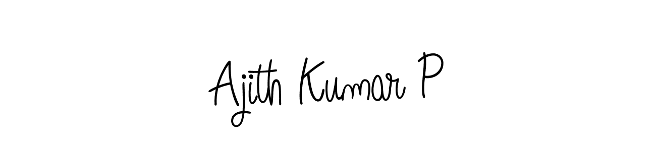 This is the best signature style for the Ajith Kumar P name. Also you like these signature font (Angelique-Rose-font-FFP). Mix name signature. Ajith Kumar P signature style 5 images and pictures png