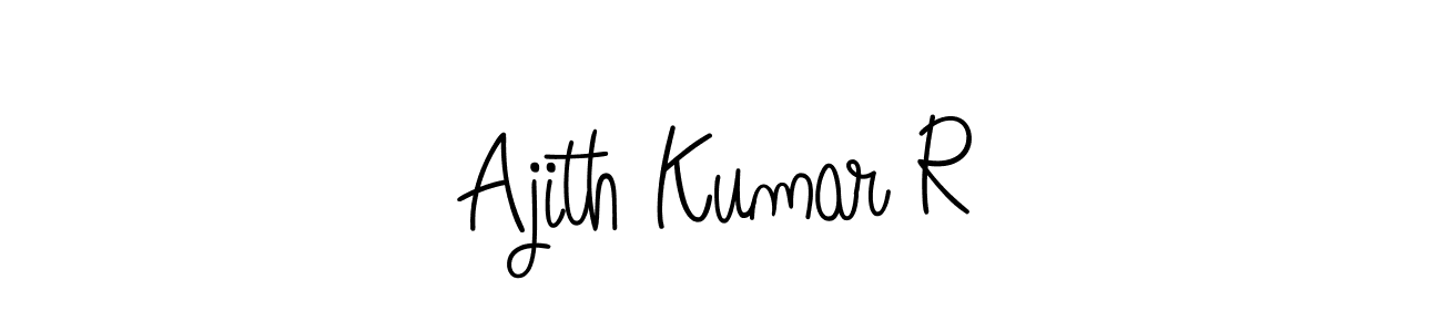 Angelique-Rose-font-FFP is a professional signature style that is perfect for those who want to add a touch of class to their signature. It is also a great choice for those who want to make their signature more unique. Get Ajith Kumar R name to fancy signature for free. Ajith Kumar R signature style 5 images and pictures png