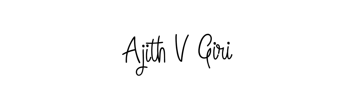 This is the best signature style for the Ajith V Giri name. Also you like these signature font (Angelique-Rose-font-FFP). Mix name signature. Ajith V Giri signature style 5 images and pictures png