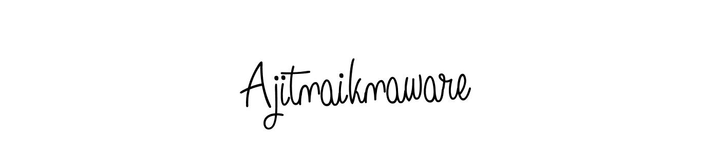 Ajitnaiknaware stylish signature style. Best Handwritten Sign (Angelique-Rose-font-FFP) for my name. Handwritten Signature Collection Ideas for my name Ajitnaiknaware. Ajitnaiknaware signature style 5 images and pictures png