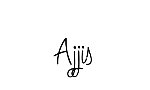 Design your own signature with our free online signature maker. With this signature software, you can create a handwritten (Angelique-Rose-font-FFP) signature for name Ajjis. Ajjis signature style 5 images and pictures png