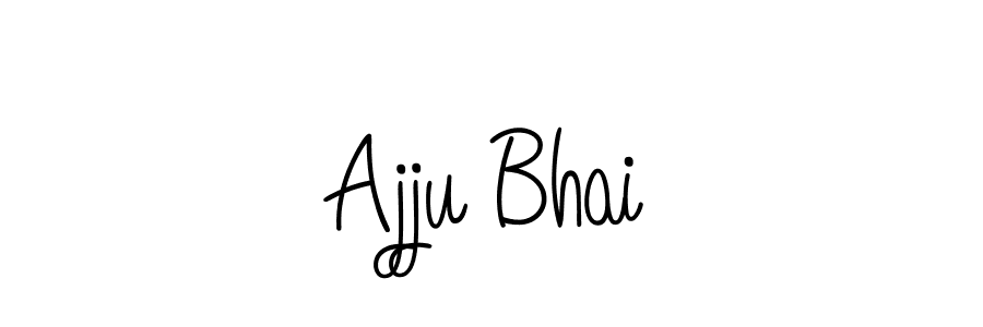 Design your own signature with our free online signature maker. With this signature software, you can create a handwritten (Angelique-Rose-font-FFP) signature for name Ajju Bhai. Ajju Bhai signature style 5 images and pictures png