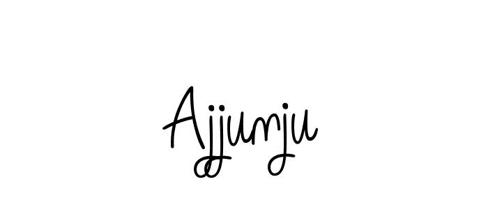 Create a beautiful signature design for name Ajjunju. With this signature (Angelique-Rose-font-FFP) fonts, you can make a handwritten signature for free. Ajjunju signature style 5 images and pictures png