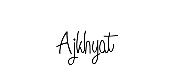 Ajkhyat stylish signature style. Best Handwritten Sign (Angelique-Rose-font-FFP) for my name. Handwritten Signature Collection Ideas for my name Ajkhyat. Ajkhyat signature style 5 images and pictures png