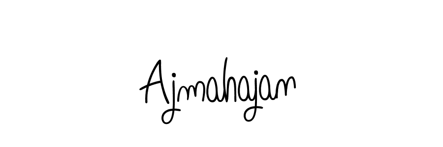Ajmahajan stylish signature style. Best Handwritten Sign (Angelique-Rose-font-FFP) for my name. Handwritten Signature Collection Ideas for my name Ajmahajan. Ajmahajan signature style 5 images and pictures png