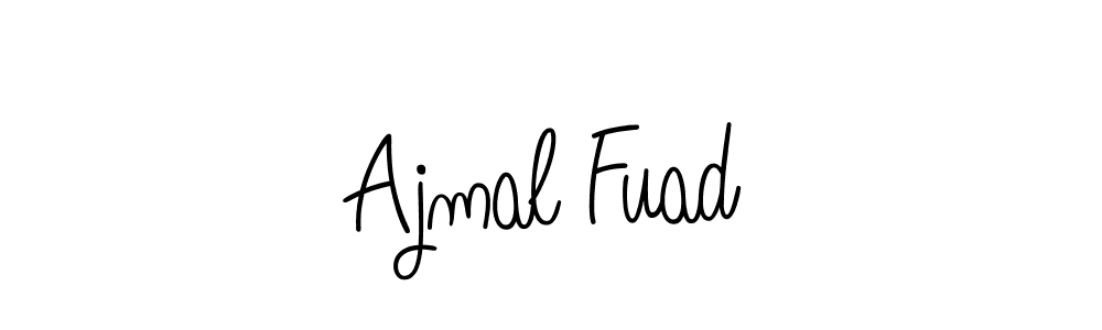 This is the best signature style for the Ajmal Fuad name. Also you like these signature font (Angelique-Rose-font-FFP). Mix name signature. Ajmal Fuad signature style 5 images and pictures png