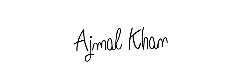 Create a beautiful signature design for name Ajmal Khan. With this signature (Angelique-Rose-font-FFP) fonts, you can make a handwritten signature for free. Ajmal Khan signature style 5 images and pictures png