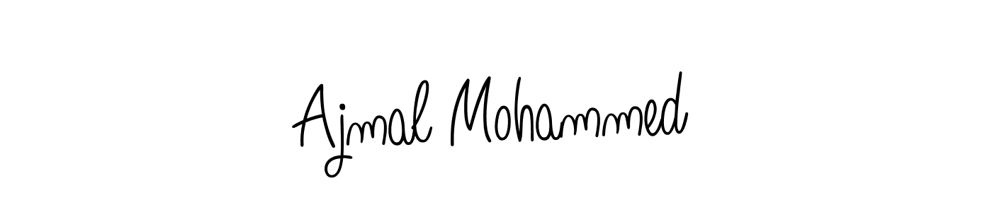 Once you've used our free online signature maker to create your best signature Angelique-Rose-font-FFP style, it's time to enjoy all of the benefits that Ajmal Mohammed name signing documents. Ajmal Mohammed signature style 5 images and pictures png