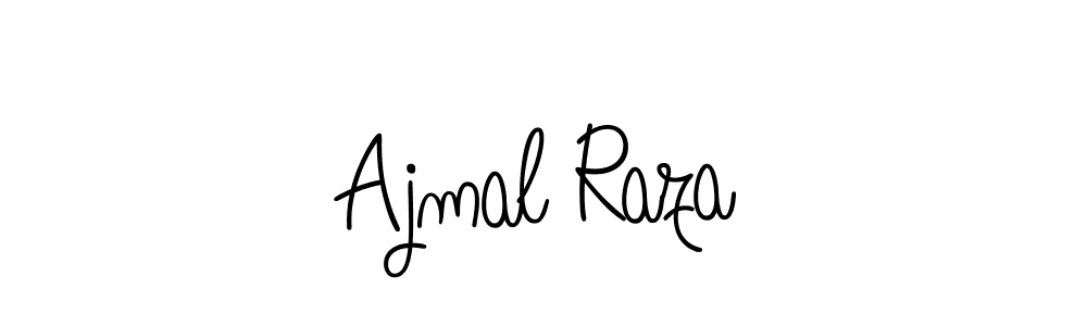 Use a signature maker to create a handwritten signature online. With this signature software, you can design (Angelique-Rose-font-FFP) your own signature for name Ajmal Raza. Ajmal Raza signature style 5 images and pictures png