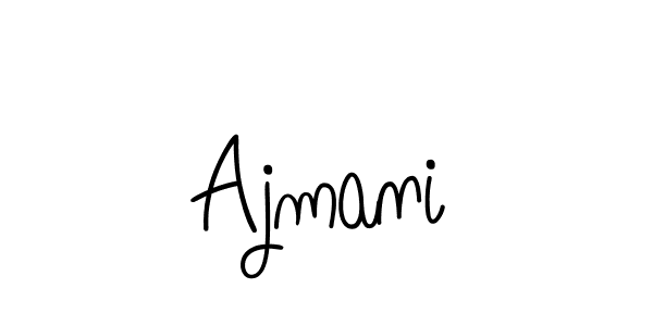 How to make Ajmani signature? Angelique-Rose-font-FFP is a professional autograph style. Create handwritten signature for Ajmani name. Ajmani signature style 5 images and pictures png