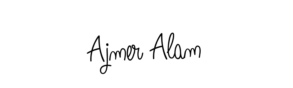 Ajmer Alam stylish signature style. Best Handwritten Sign (Angelique-Rose-font-FFP) for my name. Handwritten Signature Collection Ideas for my name Ajmer Alam. Ajmer Alam signature style 5 images and pictures png