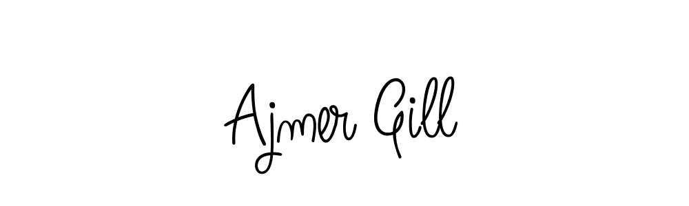 Here are the top 10 professional signature styles for the name Ajmer Gill. These are the best autograph styles you can use for your name. Ajmer Gill signature style 5 images and pictures png