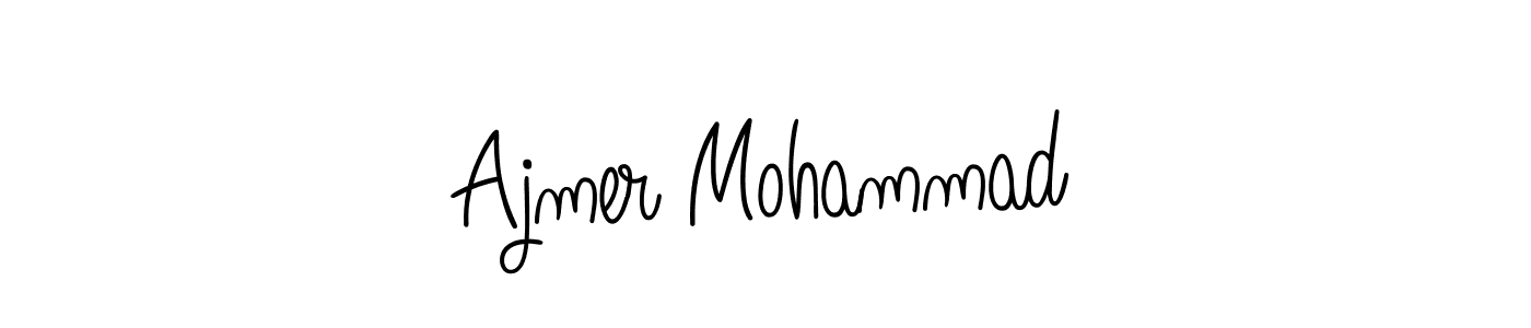 This is the best signature style for the Ajmer Mohammad name. Also you like these signature font (Angelique-Rose-font-FFP). Mix name signature. Ajmer Mohammad signature style 5 images and pictures png