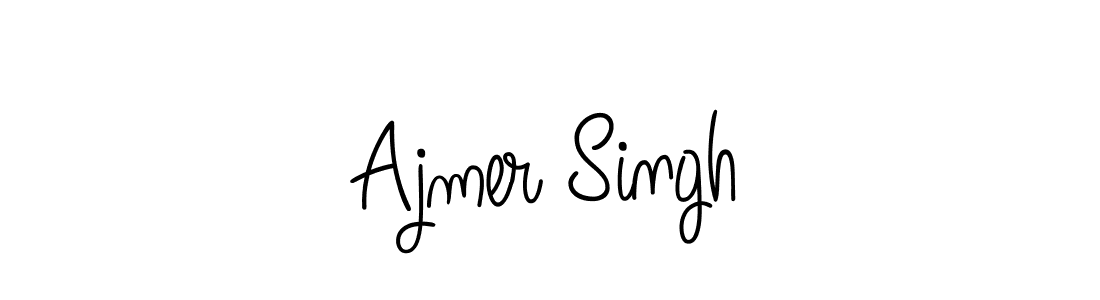 Design your own signature with our free online signature maker. With this signature software, you can create a handwritten (Angelique-Rose-font-FFP) signature for name Ajmer Singh. Ajmer Singh signature style 5 images and pictures png