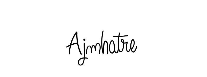 Use a signature maker to create a handwritten signature online. With this signature software, you can design (Angelique-Rose-font-FFP) your own signature for name Ajmhatre. Ajmhatre signature style 5 images and pictures png