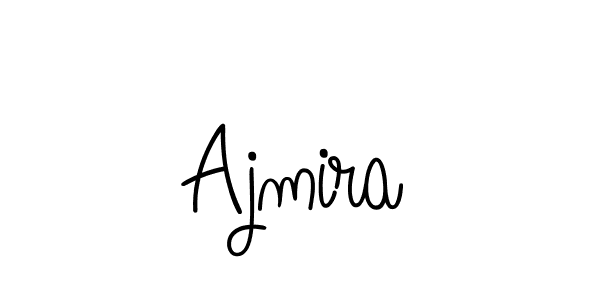 How to make Ajmira name signature. Use Angelique-Rose-font-FFP style for creating short signs online. This is the latest handwritten sign. Ajmira signature style 5 images and pictures png