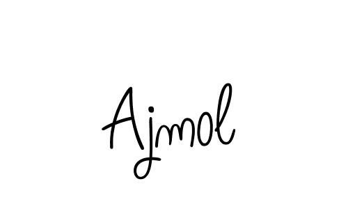 Make a beautiful signature design for name Ajmol. With this signature (Angelique-Rose-font-FFP) style, you can create a handwritten signature for free. Ajmol signature style 5 images and pictures png