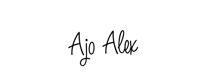 Make a beautiful signature design for name Ajo Alex. With this signature (Angelique-Rose-font-FFP) style, you can create a handwritten signature for free. Ajo Alex signature style 5 images and pictures png
