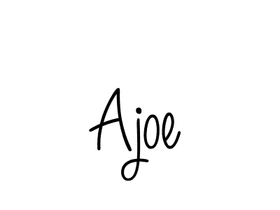 Make a beautiful signature design for name Ajoe. With this signature (Angelique-Rose-font-FFP) style, you can create a handwritten signature for free. Ajoe signature style 5 images and pictures png