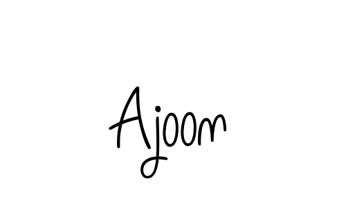 Make a beautiful signature design for name Ajoon. With this signature (Angelique-Rose-font-FFP) style, you can create a handwritten signature for free. Ajoon signature style 5 images and pictures png