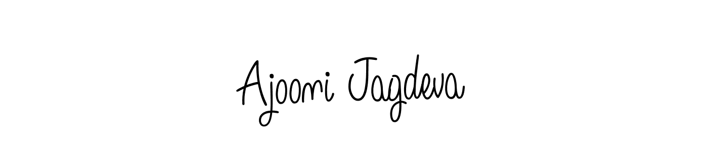 Check out images of Autograph of Ajooni Jagdeva name. Actor Ajooni Jagdeva Signature Style. Angelique-Rose-font-FFP is a professional sign style online. Ajooni Jagdeva signature style 5 images and pictures png
