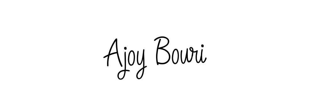 Also we have Ajoy Bouri name is the best signature style. Create professional handwritten signature collection using Angelique-Rose-font-FFP autograph style. Ajoy Bouri signature style 5 images and pictures png
