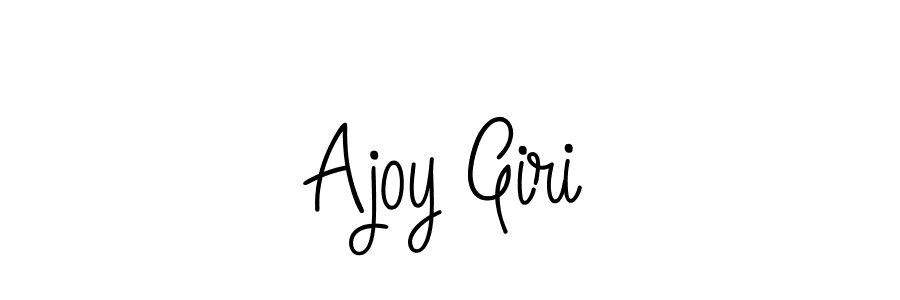 Use a signature maker to create a handwritten signature online. With this signature software, you can design (Angelique-Rose-font-FFP) your own signature for name Ajoy Giri. Ajoy Giri signature style 5 images and pictures png