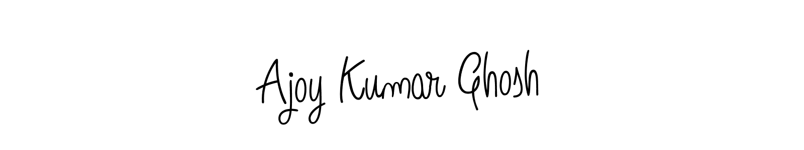 Create a beautiful signature design for name Ajoy Kumar Ghosh. With this signature (Angelique-Rose-font-FFP) fonts, you can make a handwritten signature for free. Ajoy Kumar Ghosh signature style 5 images and pictures png