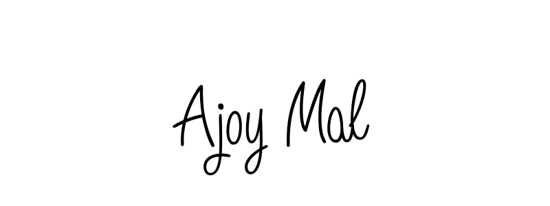 Ajoy Mal stylish signature style. Best Handwritten Sign (Angelique-Rose-font-FFP) for my name. Handwritten Signature Collection Ideas for my name Ajoy Mal. Ajoy Mal signature style 5 images and pictures png