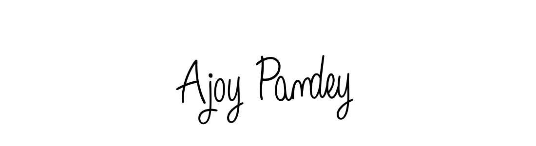 You should practise on your own different ways (Angelique-Rose-font-FFP) to write your name (Ajoy Pandey) in signature. don't let someone else do it for you. Ajoy Pandey signature style 5 images and pictures png