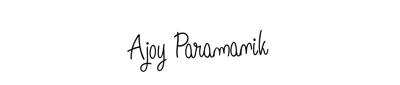 Also we have Ajoy Paramanik name is the best signature style. Create professional handwritten signature collection using Angelique-Rose-font-FFP autograph style. Ajoy Paramanik signature style 5 images and pictures png