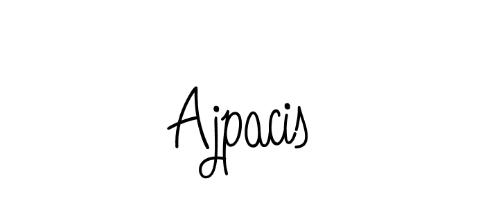 The best way (Angelique-Rose-font-FFP) to make a short signature is to pick only two or three words in your name. The name Ajpacis include a total of six letters. For converting this name. Ajpacis signature style 5 images and pictures png