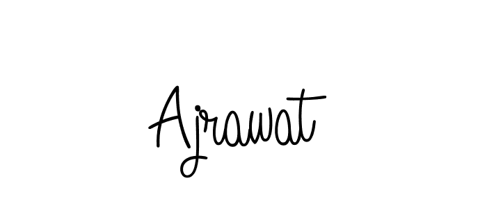 Ajrawat stylish signature style. Best Handwritten Sign (Angelique-Rose-font-FFP) for my name. Handwritten Signature Collection Ideas for my name Ajrawat. Ajrawat signature style 5 images and pictures png