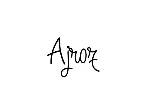 Make a beautiful signature design for name Ajroz. Use this online signature maker to create a handwritten signature for free. Ajroz signature style 5 images and pictures png