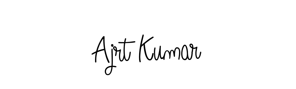 How to Draw Ajrt Kumar signature style? Angelique-Rose-font-FFP is a latest design signature styles for name Ajrt Kumar. Ajrt Kumar signature style 5 images and pictures png