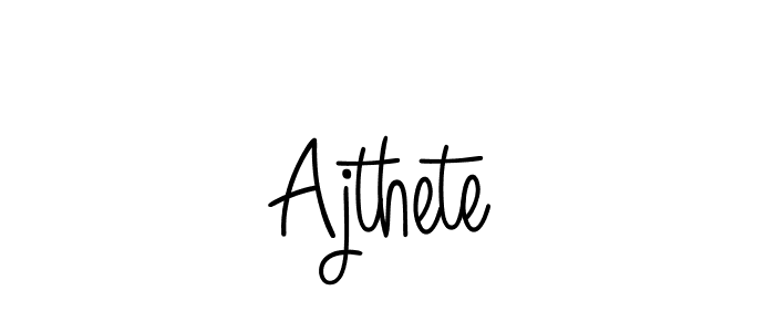 Use a signature maker to create a handwritten signature online. With this signature software, you can design (Angelique-Rose-font-FFP) your own signature for name Ajthete. Ajthete signature style 5 images and pictures png