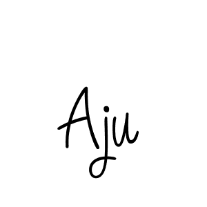 How to make Aju name signature. Use Angelique-Rose-font-FFP style for creating short signs online. This is the latest handwritten sign. Aju signature style 5 images and pictures png