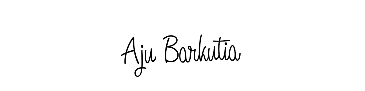 Angelique-Rose-font-FFP is a professional signature style that is perfect for those who want to add a touch of class to their signature. It is also a great choice for those who want to make their signature more unique. Get Aju Barkutia name to fancy signature for free. Aju Barkutia signature style 5 images and pictures png