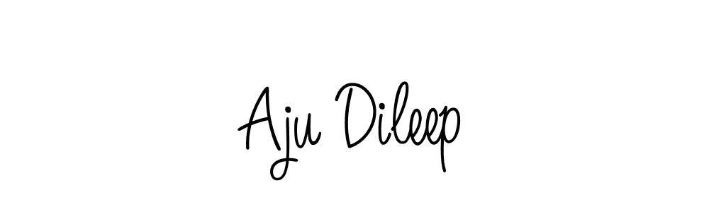 Make a beautiful signature design for name Aju Dileep. With this signature (Angelique-Rose-font-FFP) style, you can create a handwritten signature for free. Aju Dileep signature style 5 images and pictures png