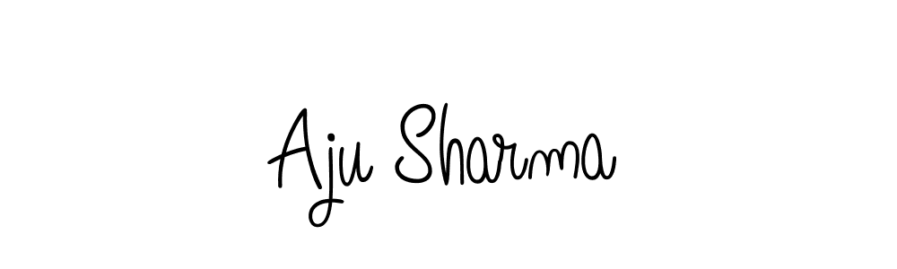 Aju Sharma stylish signature style. Best Handwritten Sign (Angelique-Rose-font-FFP) for my name. Handwritten Signature Collection Ideas for my name Aju Sharma. Aju Sharma signature style 5 images and pictures png