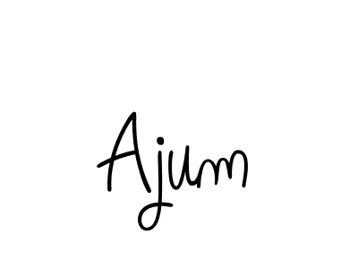 The best way (Angelique-Rose-font-FFP) to make a short signature is to pick only two or three words in your name. The name Ajum include a total of six letters. For converting this name. Ajum signature style 5 images and pictures png