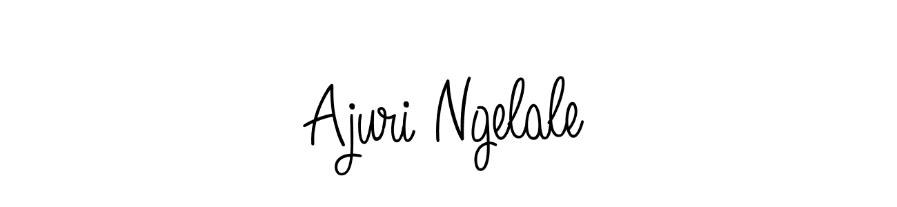 Design your own signature with our free online signature maker. With this signature software, you can create a handwritten (Angelique-Rose-font-FFP) signature for name Ajuri Ngelale. Ajuri Ngelale signature style 5 images and pictures png